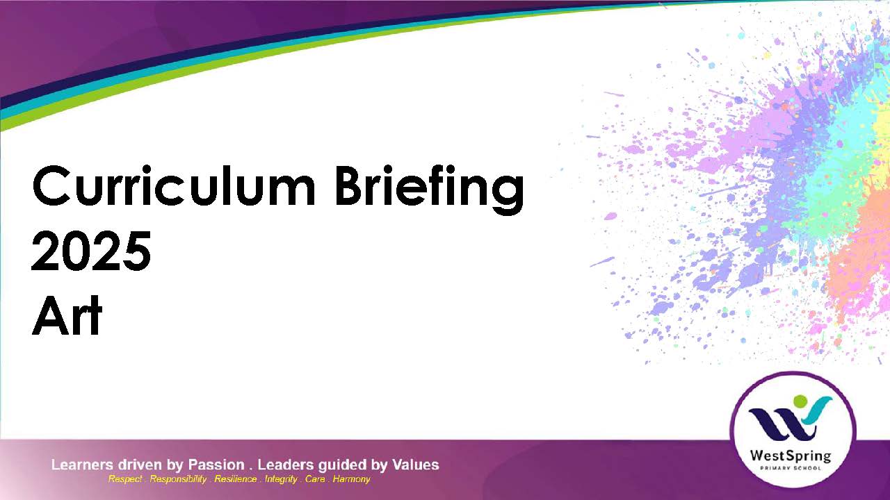 2025 Curriculum Briefing_P4 Art